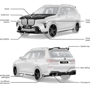 BODY KIT LARTE DESIGN BMW X7 - G07 2019-2025 - Image 4