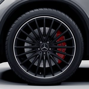 Mâm AMG Multi Spoke Black Chính Hãng dành cho Mercedes GLC X253/C253 - Hình ảnh 3